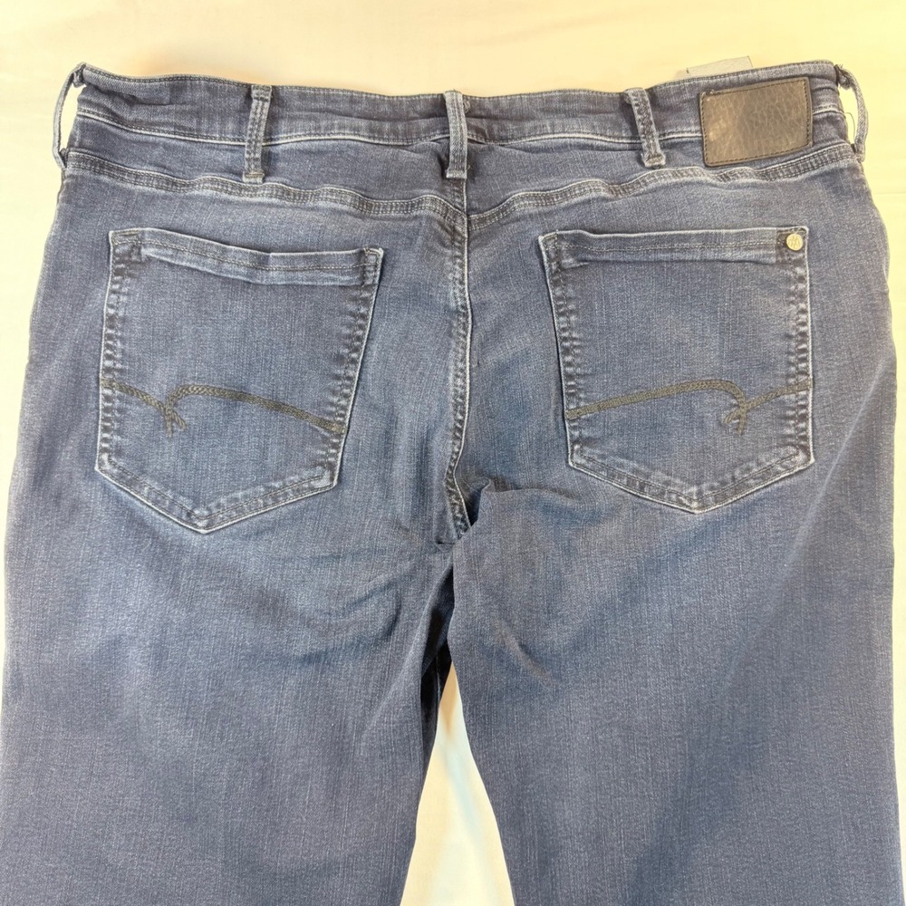 Mavi Matt Relaxed Straight Leg Jeans Mens 38x30 Dark Wash Stretch Denim - Picture 12 of 14